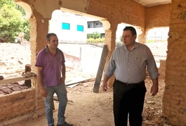 Secretário Gessivaldo visita às obras da construção da Casa do Trabalhador